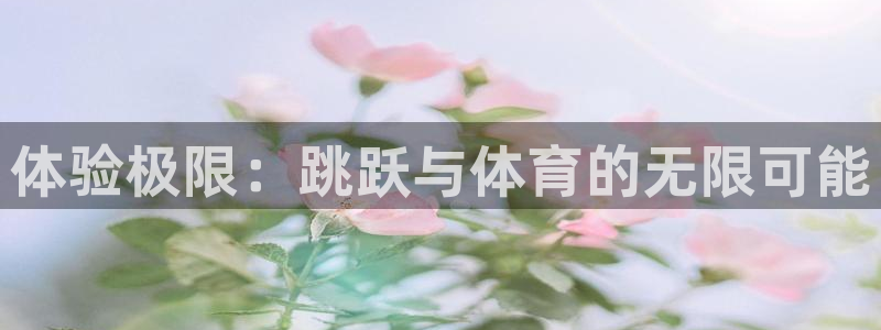 3377体育官网下载平台APP：体验极限：跳跃与体育